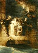 george jones the burial at sea of sir david wilkie oil painting